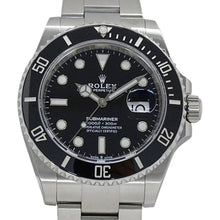 Rolex Submariner Date 126610LN Box Warranty SS Men's Watch Black Finished 2022 Excellent Condition Used